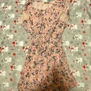 Vera Wang Princess - Floral Peasant Dress - Pink💗